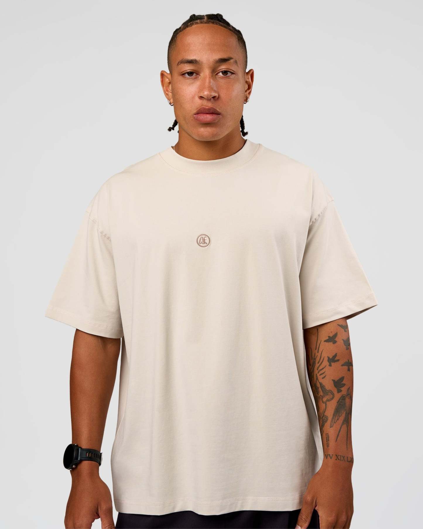 CF Unisex Oversized Heavyweight FLXCotton Tee - Clay-CF X LSKD Sport