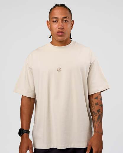 CF Unisex Oversized Heavyweight FLXCotton Tee - Clay-CF X LSKD Sport