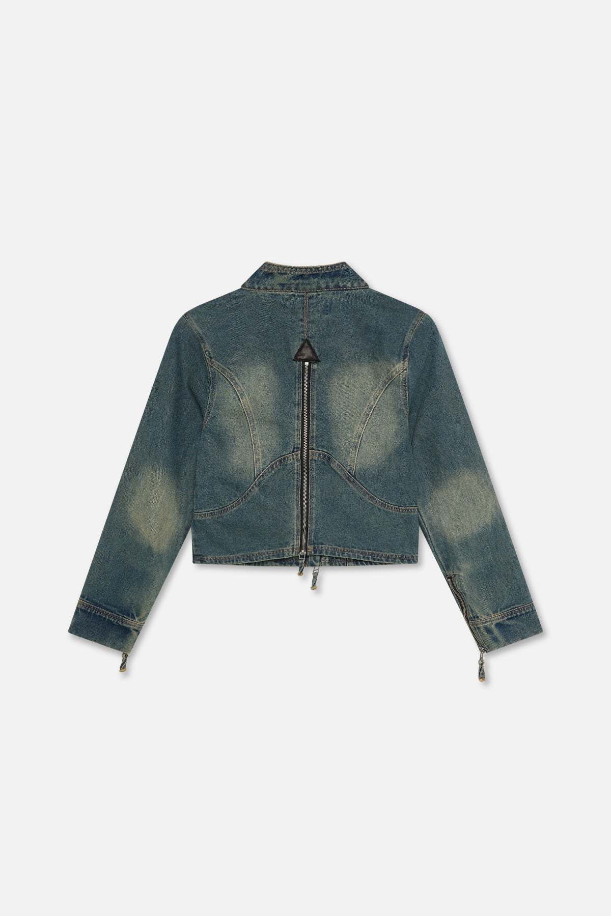 Marlen Washed Blue Jacket