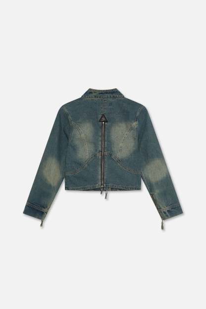 Marlen Washed Blue Jacket