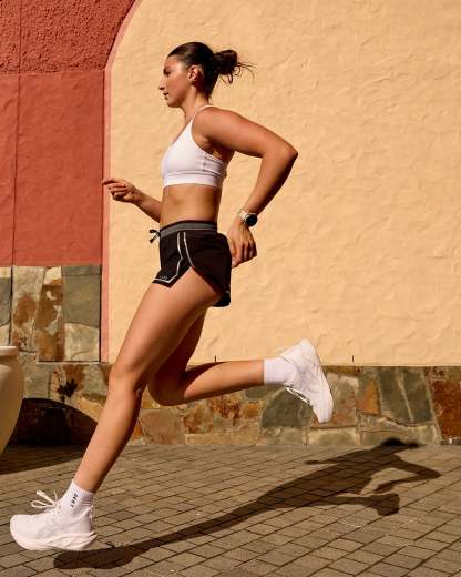 Accelerate 3" Reflective Mid-Rise Running Short - Black-Reflective
