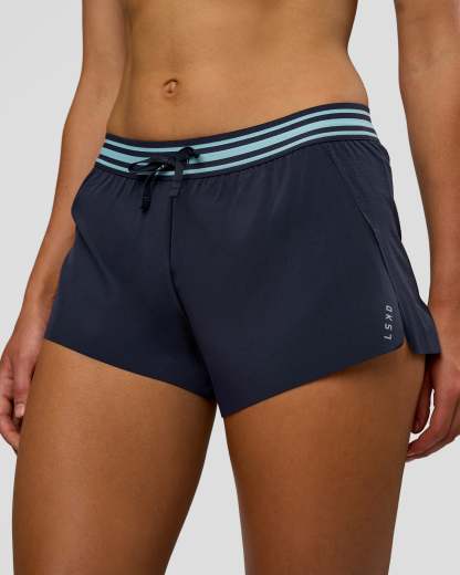 Accelerate 3" Mid-Rise Running Short - Future Navy-Baltic Sea