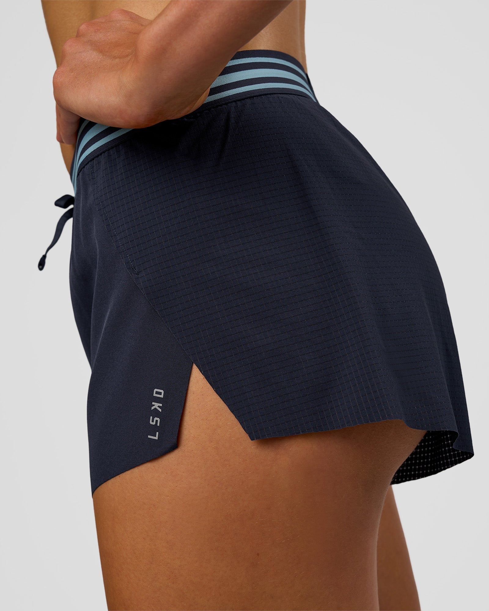 Accelerate 3" Mid-Rise Running Short - Future Navy-Baltic Sea