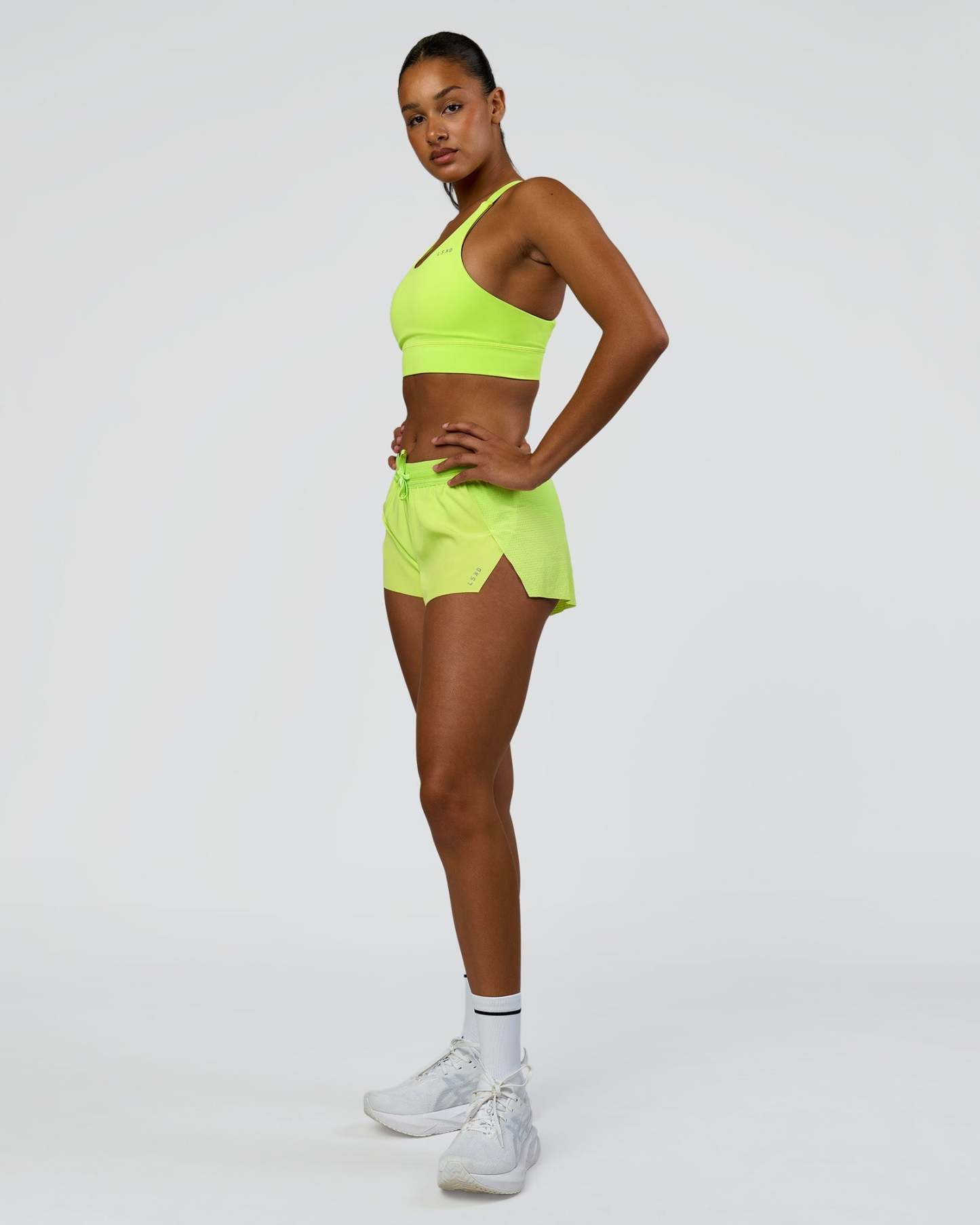 Accelerate 3" Mid-Rise Running Short - Hyper Green