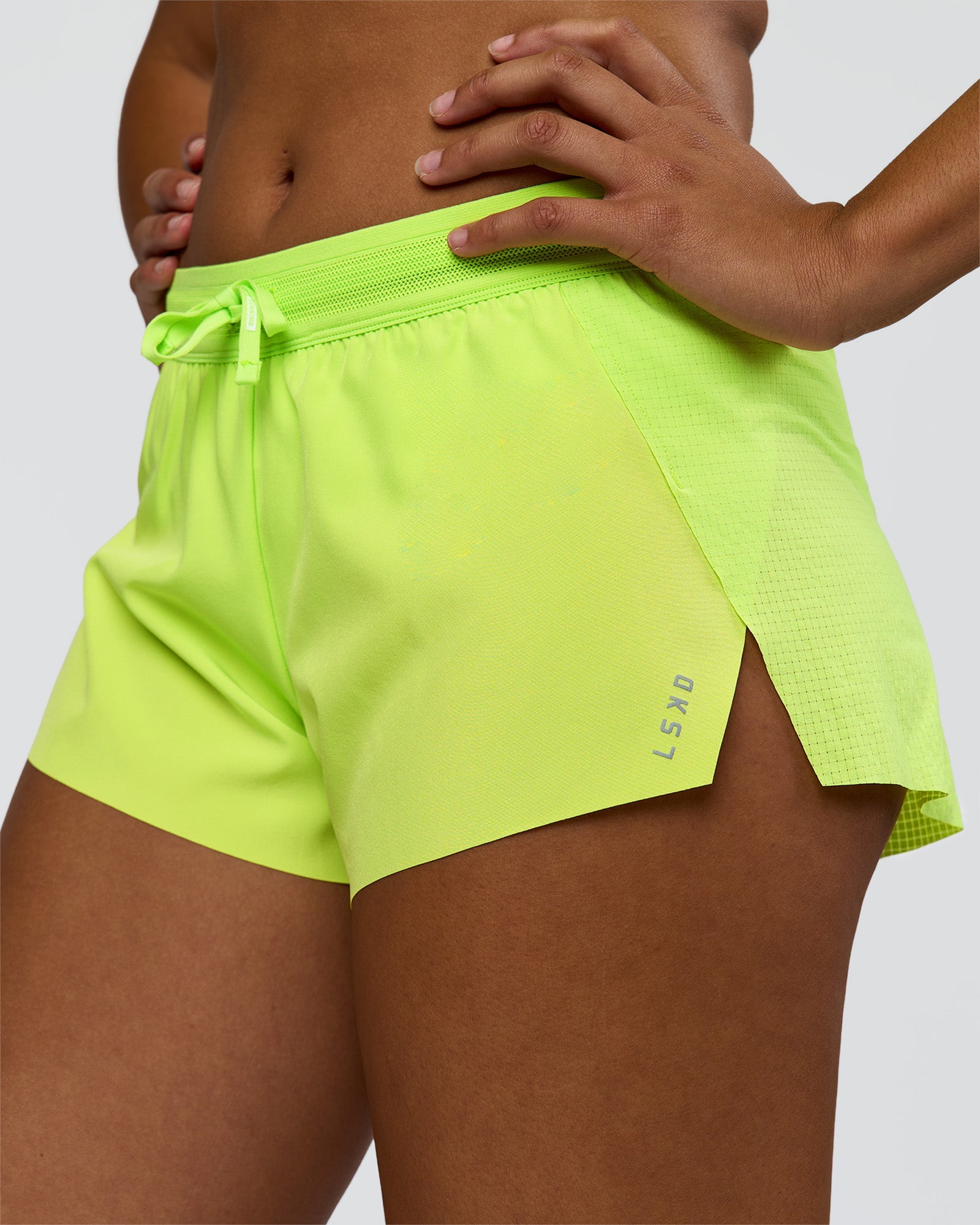Accelerate 3" Mid-Rise Running Short - Hyper Green