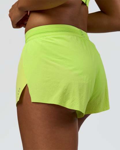 Accelerate 3" Mid-Rise Running Short - Hyper Green