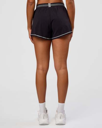 Accelerate 3" Reflective High-Rise Running Short - Black-Reflective