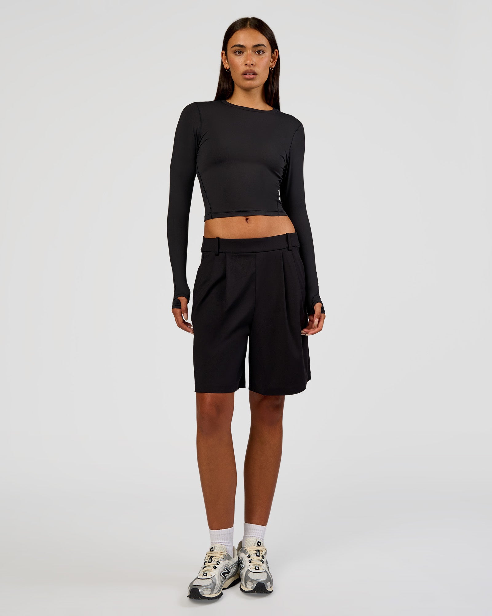 All Day Long Sleeve Tee - Black