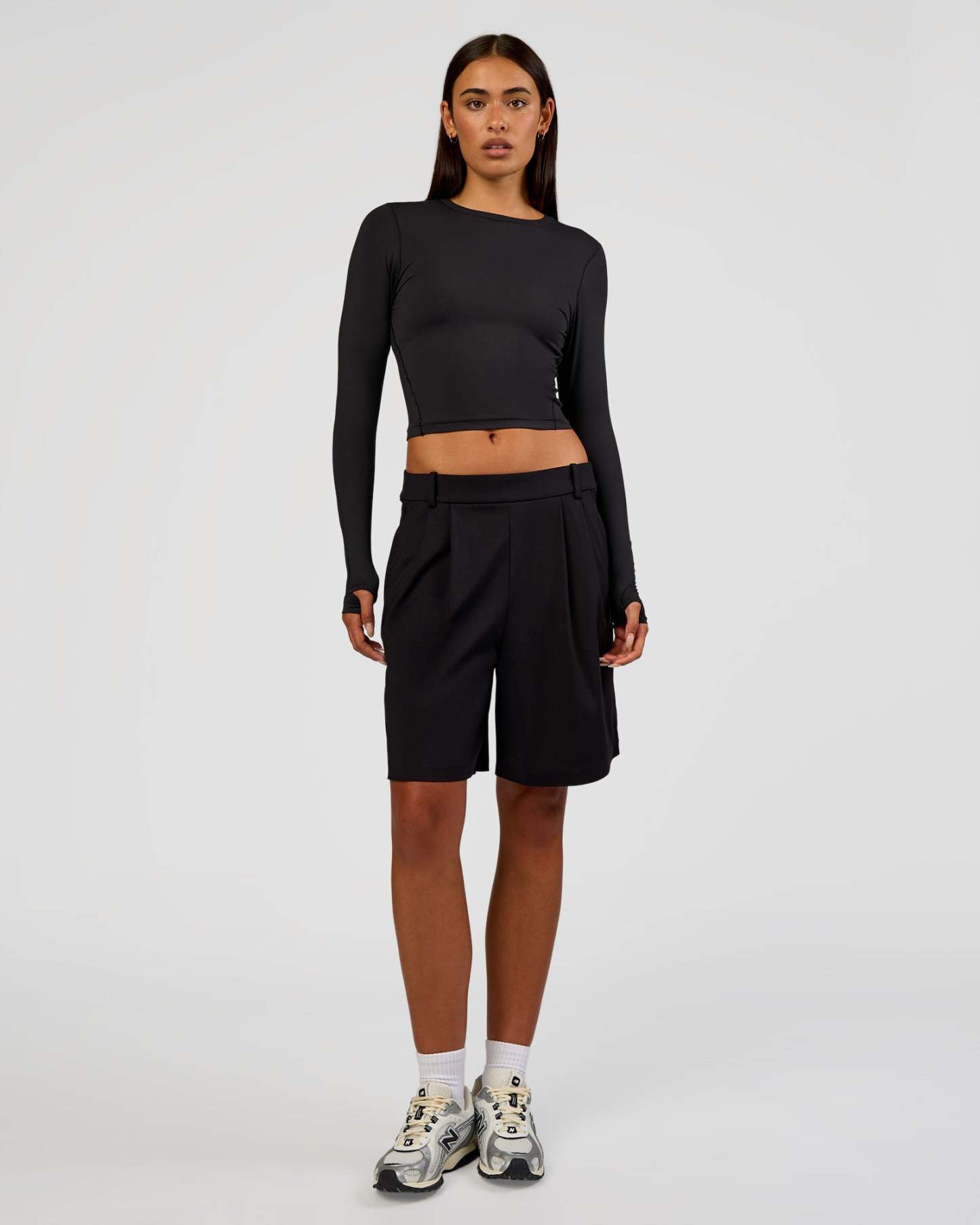 All Day Long Sleeve Tee - Black