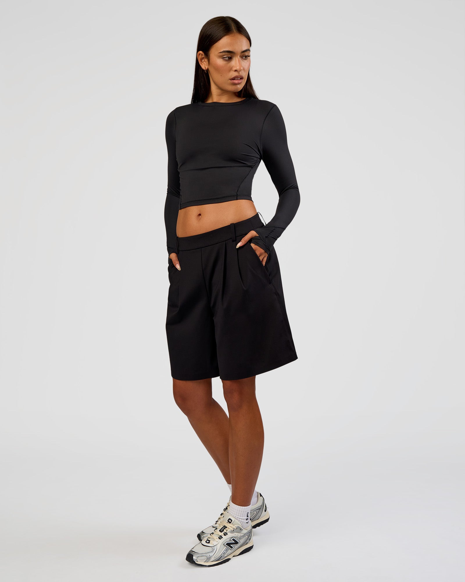 All Day Long Sleeve Tee - Black