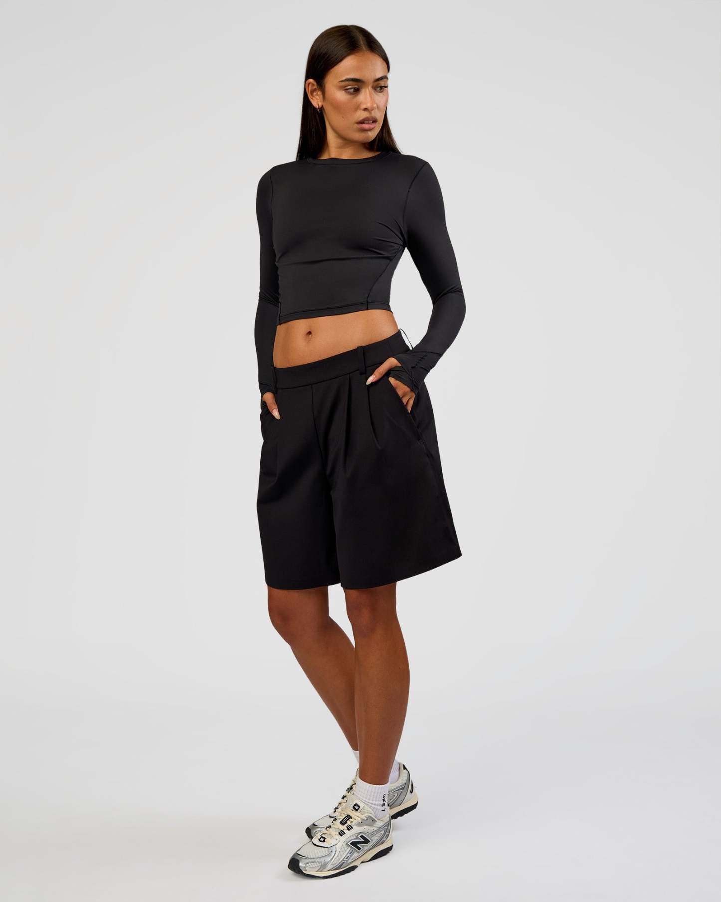 All Day Long Sleeve Tee - Black
