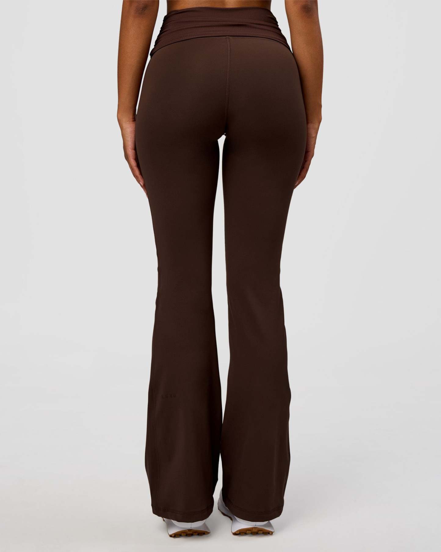 CF Fold Over High-Rise Flared Legging - Hot Chocolate