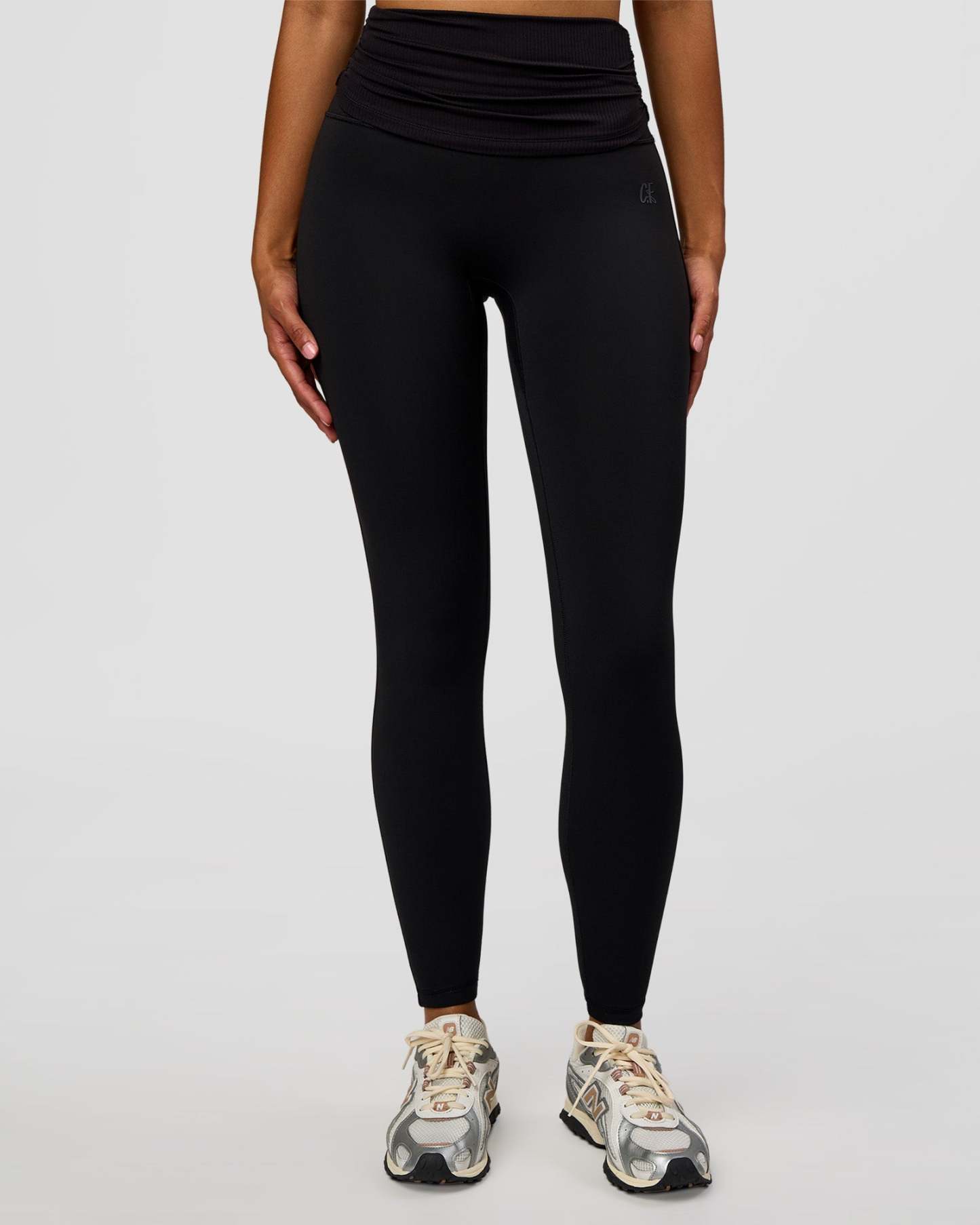 CF Fold Over High-Rise Full Length Legging - Black