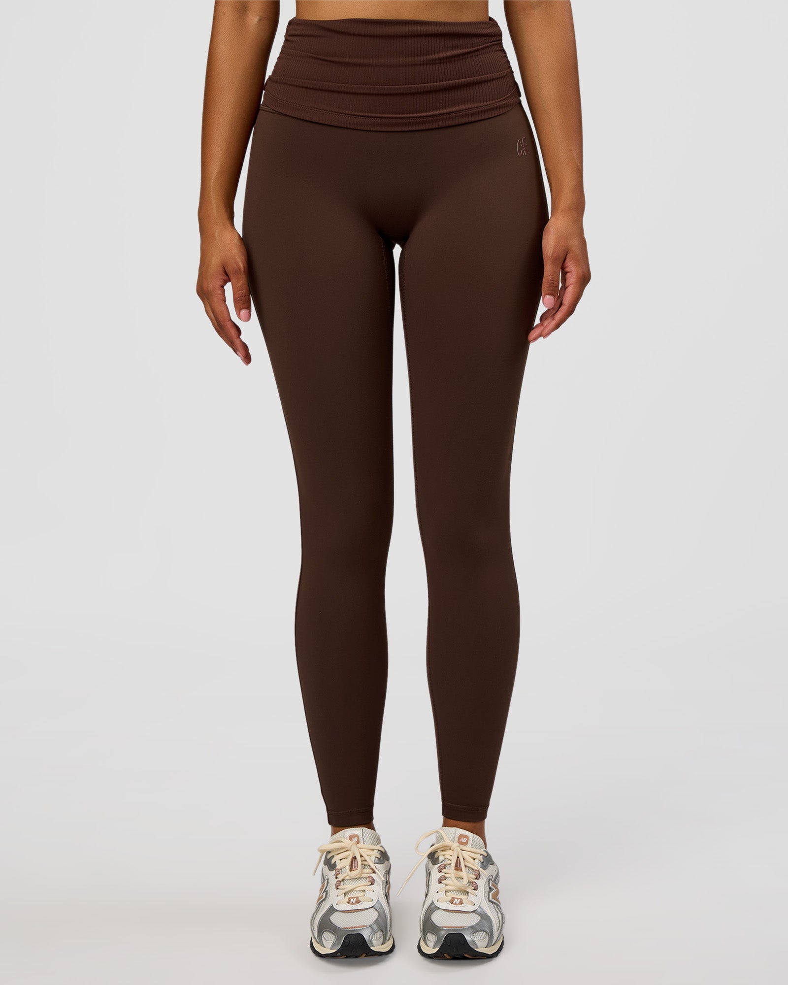 CF Fold Over High-Rise Full Length Legging - Hot Chocolate
