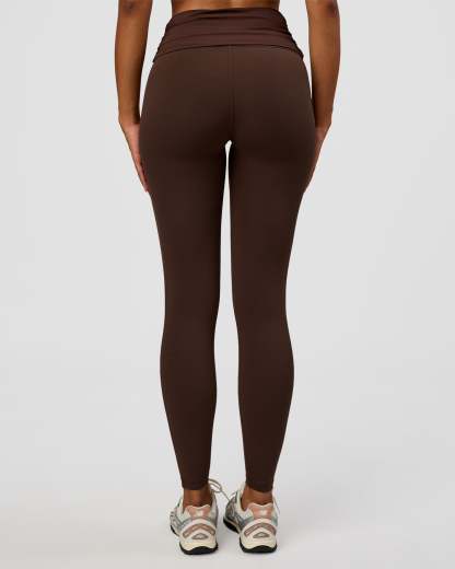 CF Fold Over High-Rise Full Length Legging - Hot Chocolate
