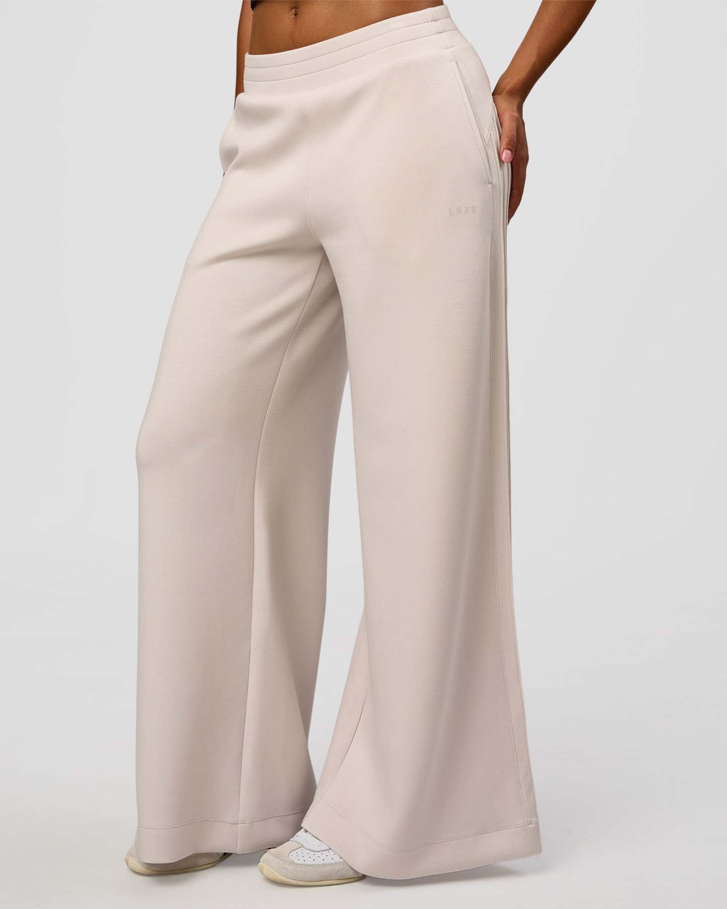 CF Elevate SoftTouch Pintuck Wide Leg Pant - Clay