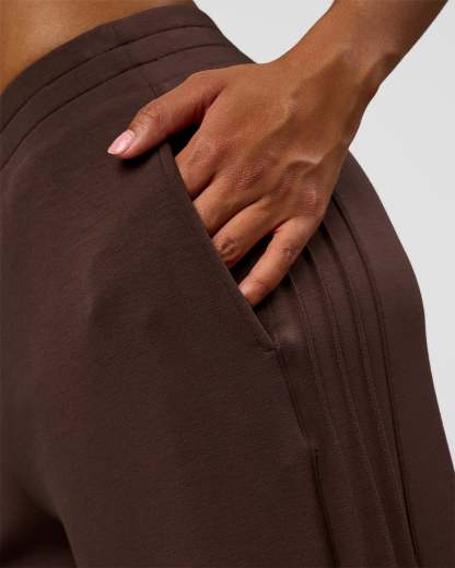 CF Elevate SoftTouch Pintuck Wide Leg Pant - Hot Chocolate