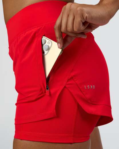 Challenger 3" Lined Performance Short - Scarlet