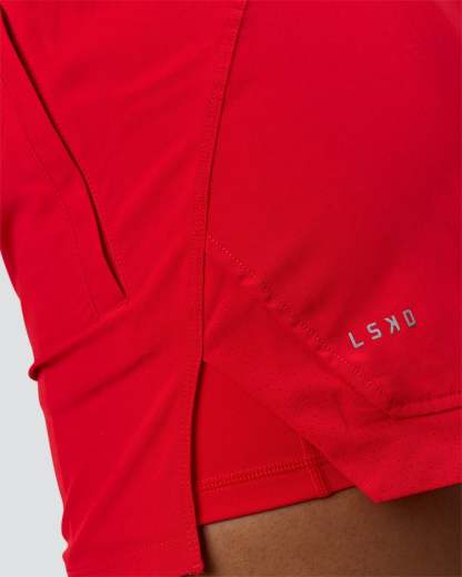 Challenger 5" Lined Performance Short - Scarlet