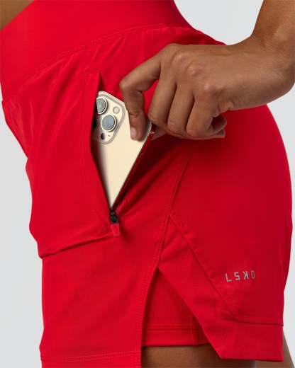 Challenger 5" Lined Performance Short - Scarlet