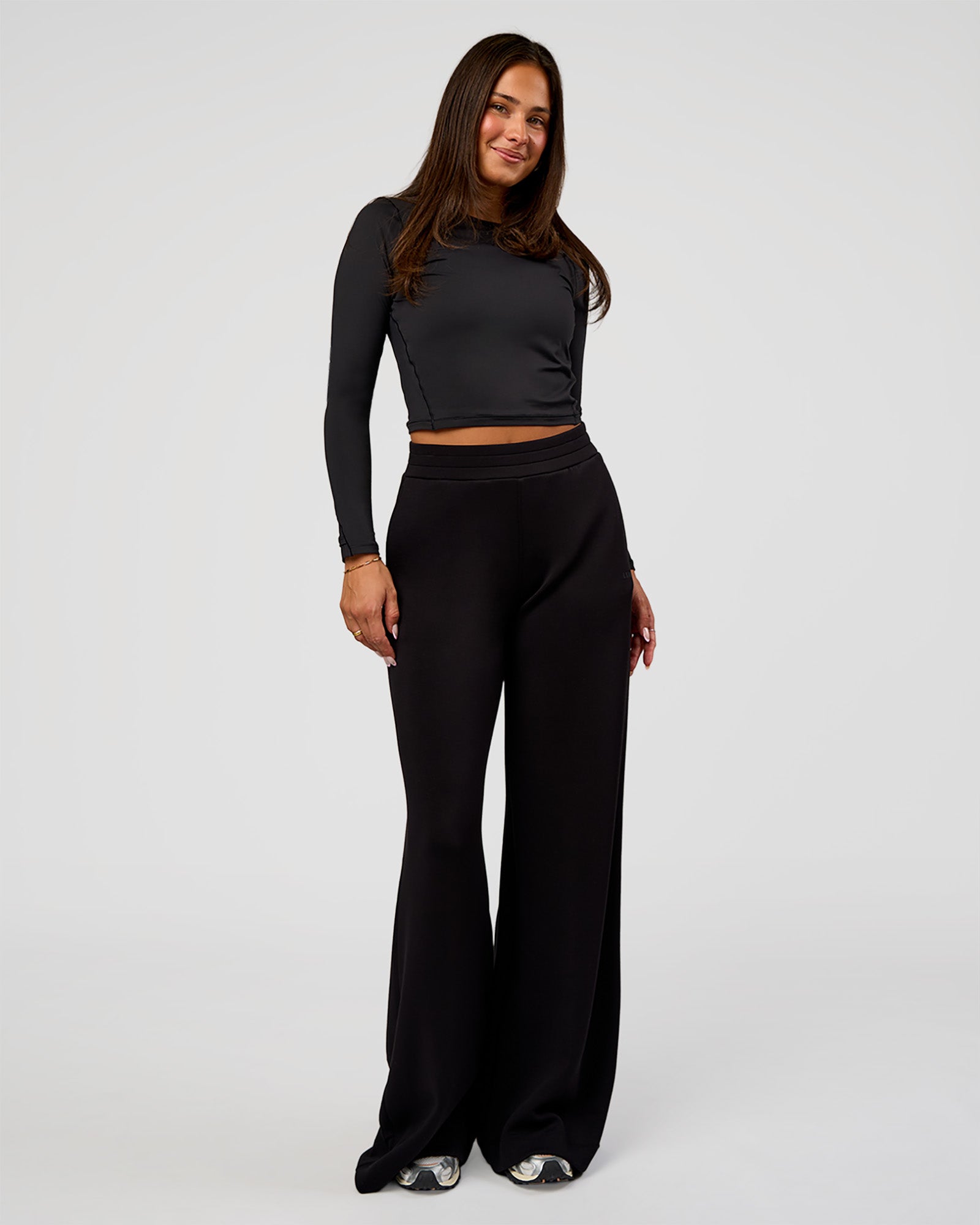 Elevate SoftTouch Wide Leg Pant Tall - Black