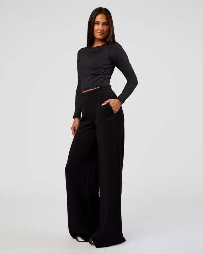 Elevate SoftTouch Wide Leg Pant Tall - Black