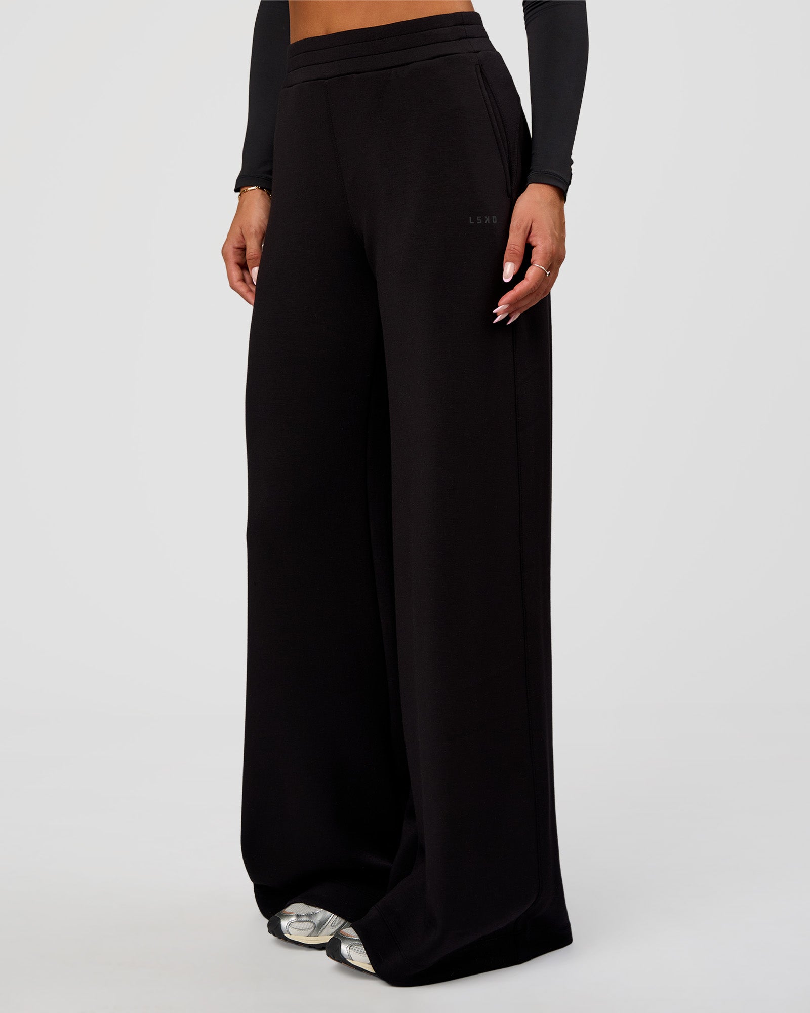 Elevate SoftTouch Wide Leg Pant Tall - Black