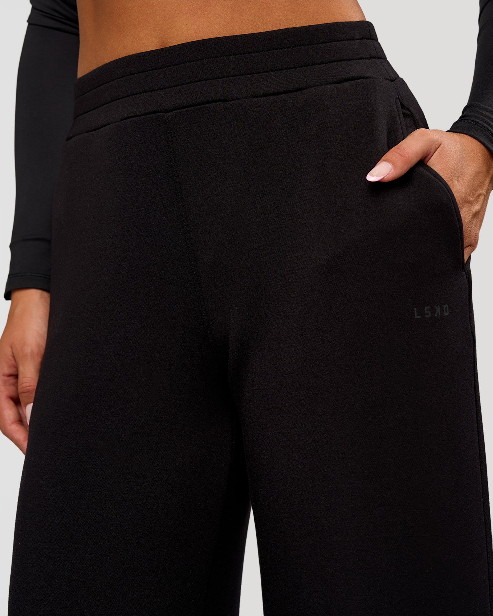Elevate SoftTouch Wide Leg Pant Tall - Black