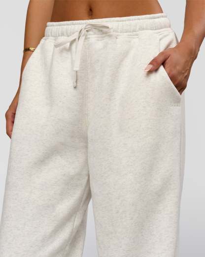 Go-To Oversized Track Pant - Silver Marl
