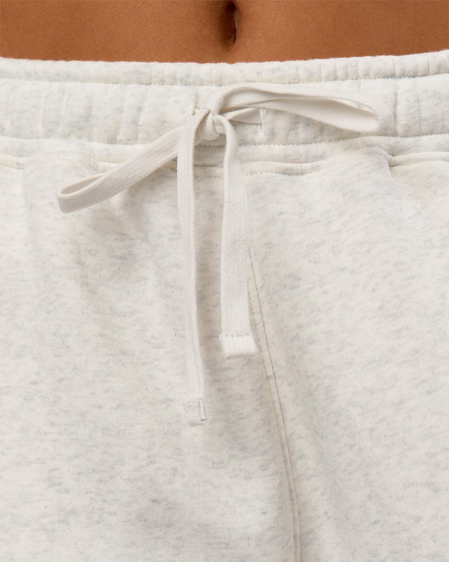 Go-To Oversized Track Pant - Silver Marl