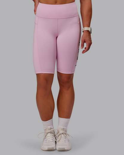 Rep Ultra High-Rise 9" Short Pockets - Marshmallow-Cherry Lacquer