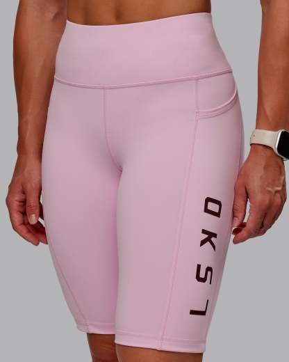 Rep Ultra High-Rise 9" Short Pockets - Marshmallow-Cherry Lacquer