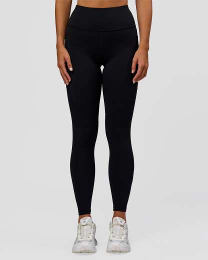 Rep Ultra High-Rise Full Length Legging Pockets - Black-Palace Blue