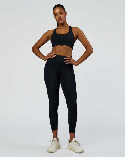 Rep Street Script Ultra High-Rise 7/8 Legging Pockets - Black-White