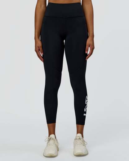 Rep Street Script Ultra High-Rise 7/8 Legging Pockets - Black-White