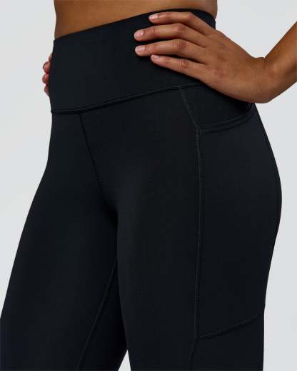 Rep Street Script Ultra High-Rise Full Length Legging Pockets - Black-White