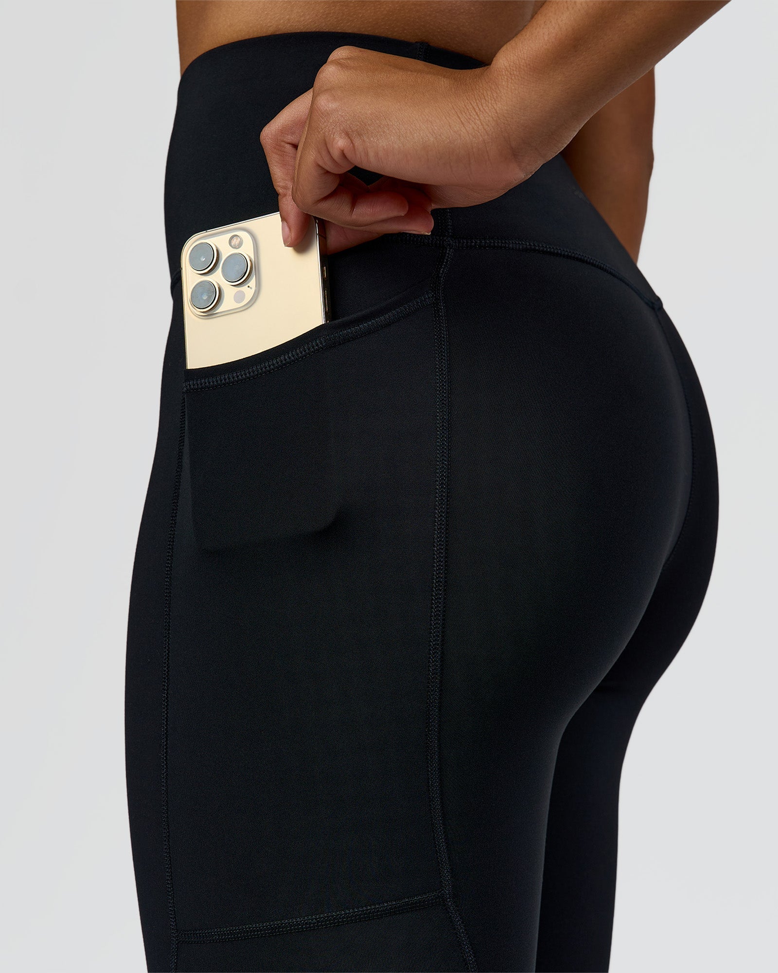Rep Street Script Ultra High-Rise Full Length Legging Pockets - Black-White