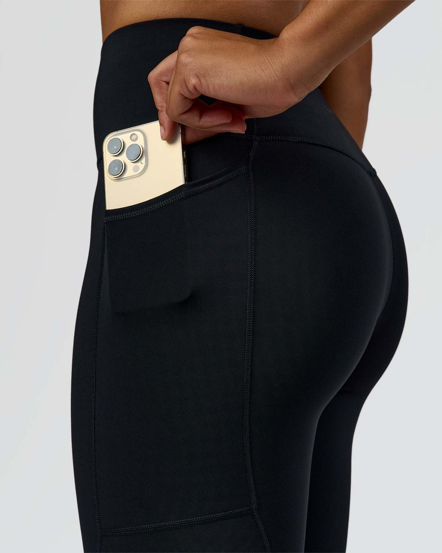 Rep Street Script Ultra High-Rise Full Length Legging Pockets - Black-White