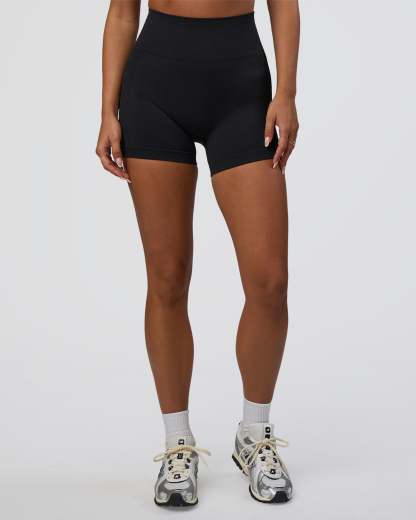 Surge Seamless High-Rise 4" Short - Black