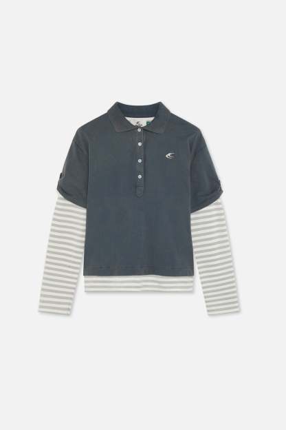 Somewhere Navy Polo