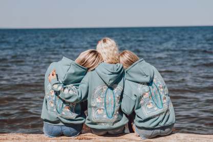 Coastal Bloom Hoodie