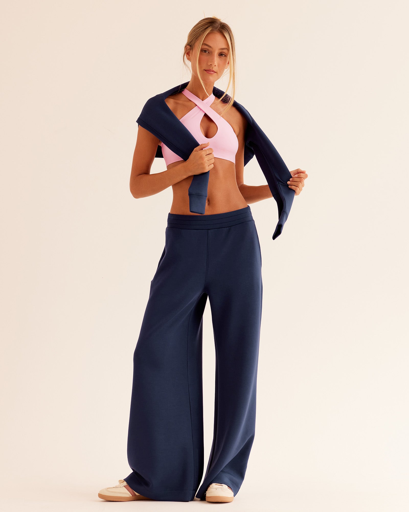 Elevate SoftTouch Wide Leg Pant - Future Navy