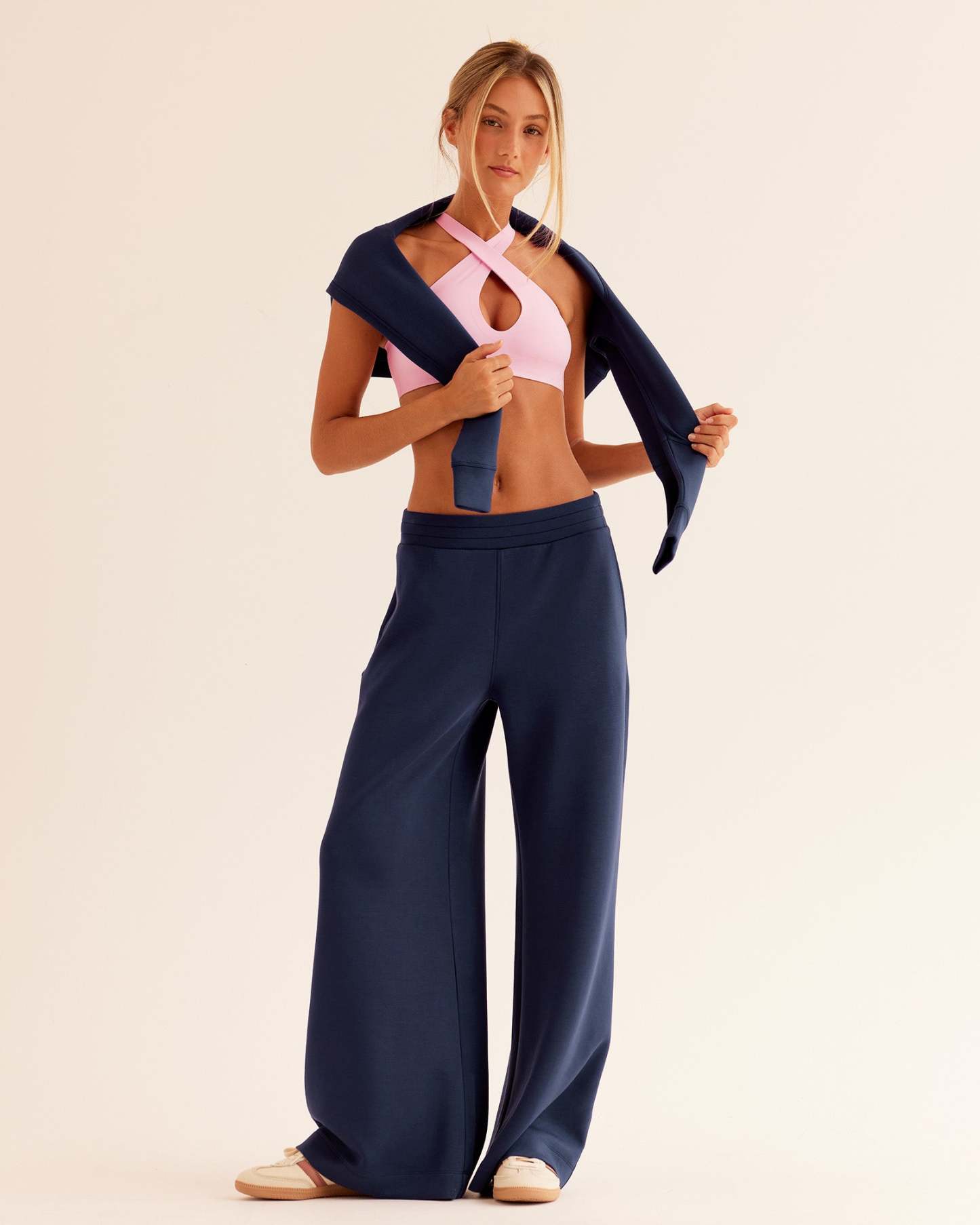 Elevate SoftTouch Wide Leg Pant - Future Navy