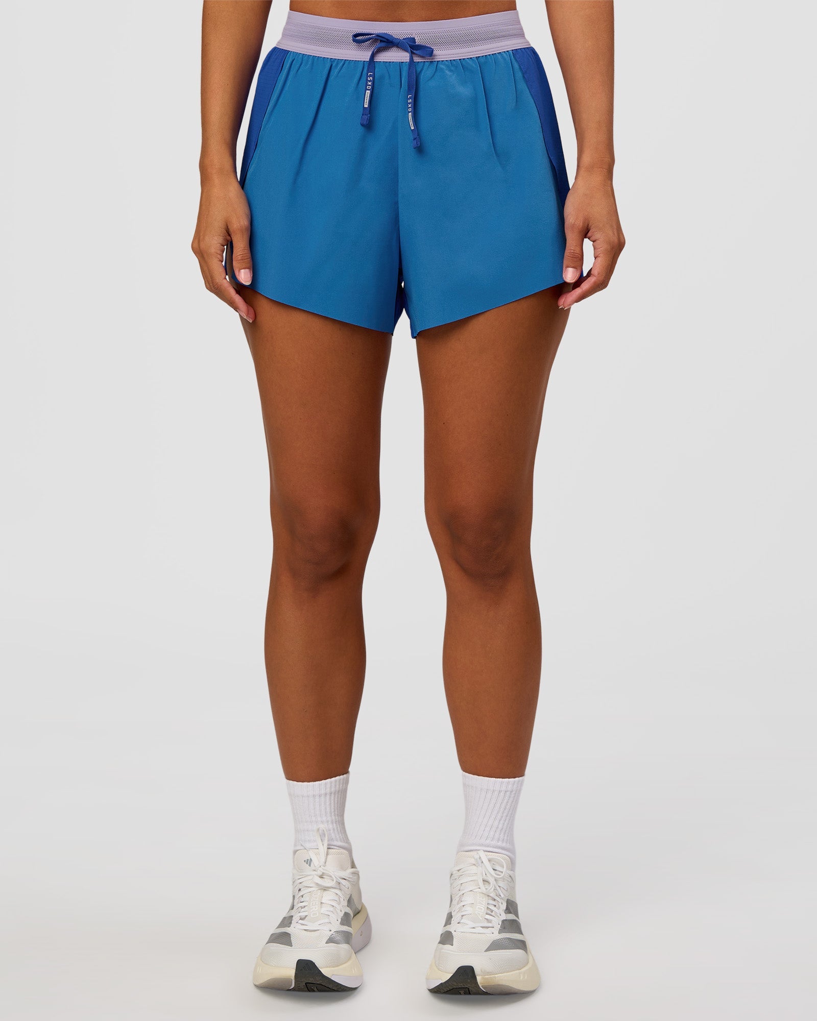 Accelerate 3" High-Rise Running Short - Electric Indigo-Multi