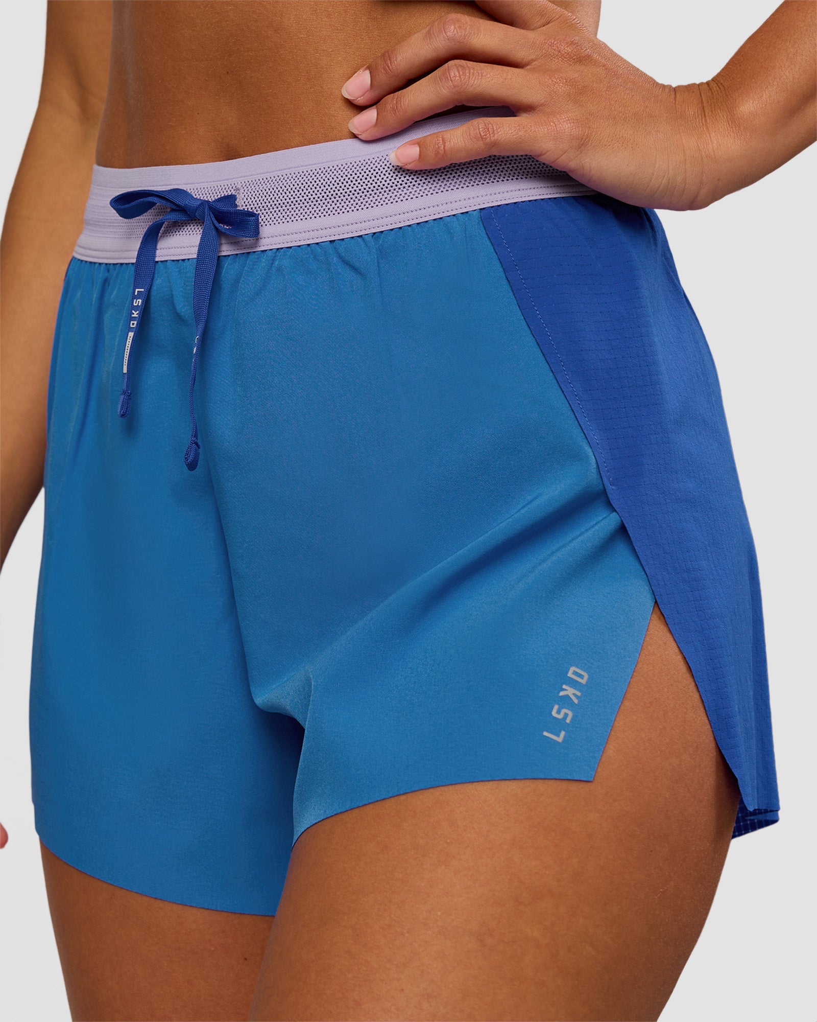 Accelerate 3" High-Rise Running Short - Electric Indigo-Multi