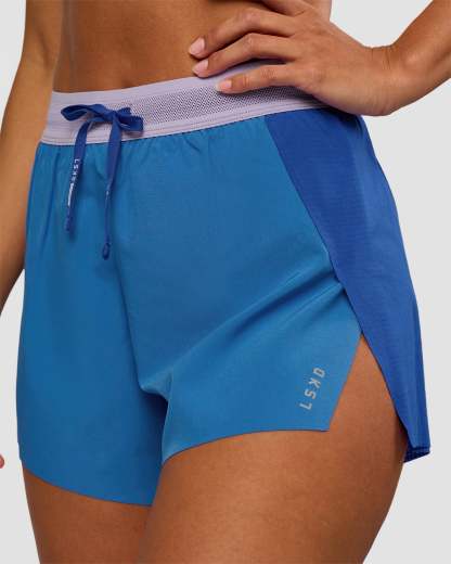 Accelerate 3" High-Rise Running Short - Electric Indigo-Multi