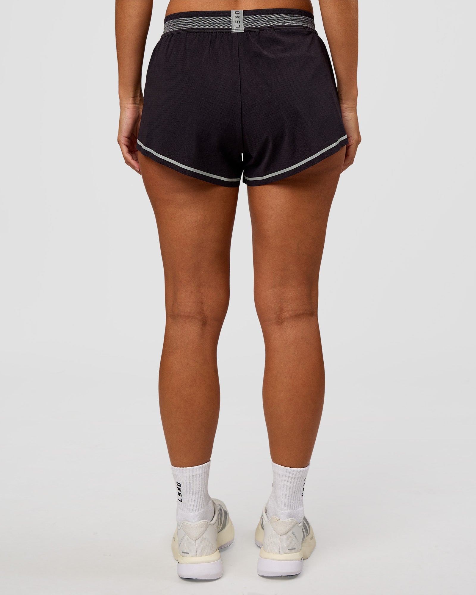 Accelerate 3" Reflective Mid-Rise Running Short - Black-Reflective
