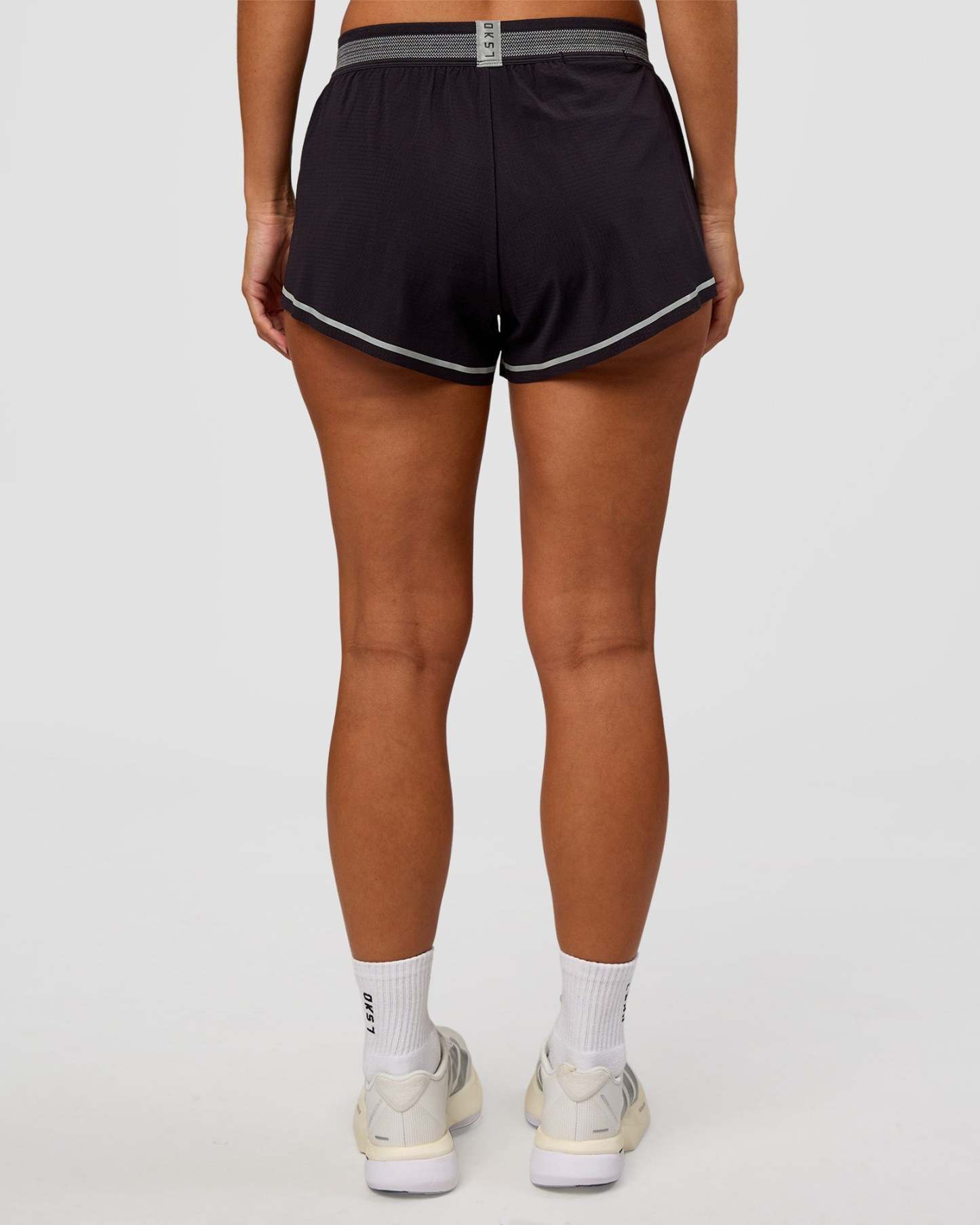 Accelerate 3" Reflective Mid-Rise Running Short - Black-Reflective
