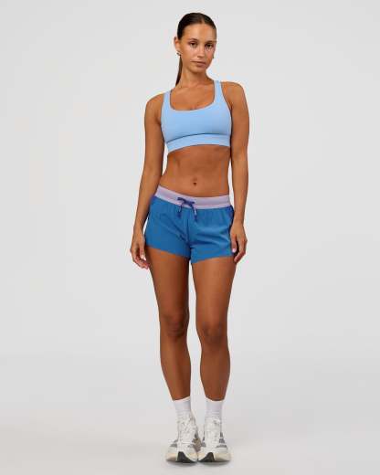 Accelerate 3" Mid-Rise Running Short - Electric Indigo-Multi