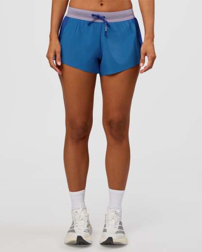 Accelerate 3" Mid-Rise Running Short - Electric Indigo-Multi